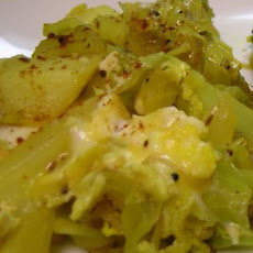 Cabbage and Potato Fry