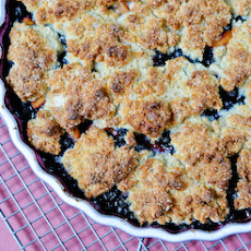 Apricot Blueberry Cobbler