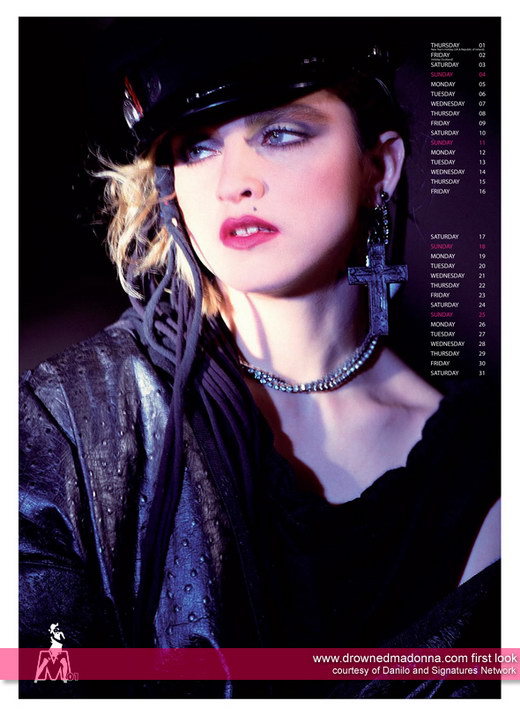 Official Madonna Calendar 2009 Photos