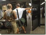entrada tren - No pase sin pagar en los trenes de N.Y.