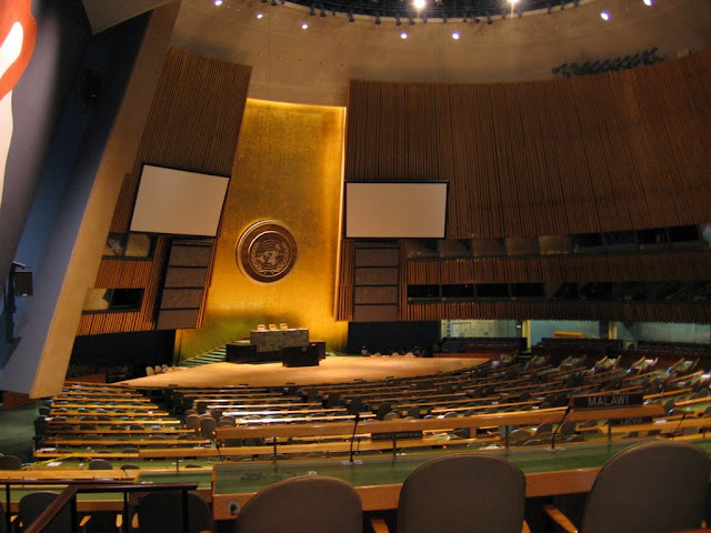 Salle de lassemblée générale de lONU