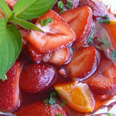Fresh Strawberries With Campari