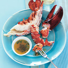 Steamed Lobster with Charmoula Butter
