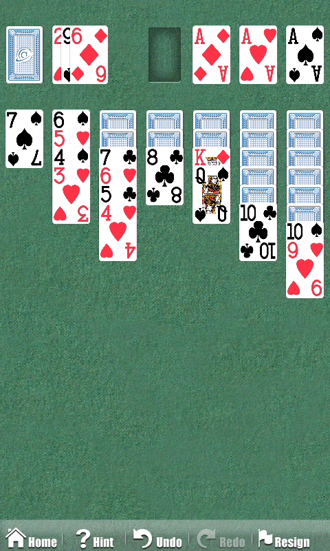 Android application Astraware Solitaire screenshort