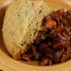 CrockPot Barbecued Chicken and Cornbread Casserole