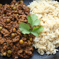 Lamb Kheema with Peas