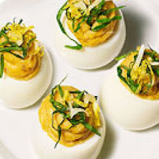 Caesar Deviled Eggs