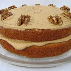 Babs Coffee Walnut Cake W/ Coffee Frosting