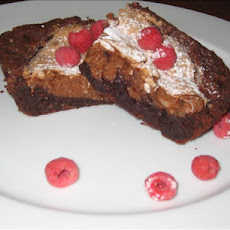 Raspberry Silk Brownies
