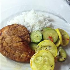 Grilled Lemon-Pepper Zucchini