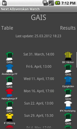 Next Allsvenskan Match 2013