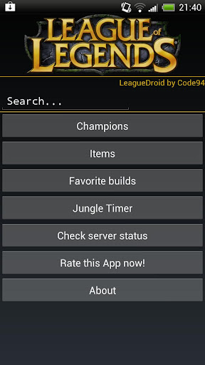 LeagueDroid League of Legends