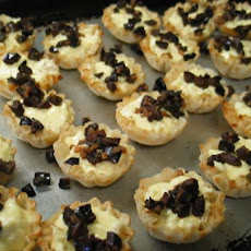 Feta Custard in Phyllo Cups