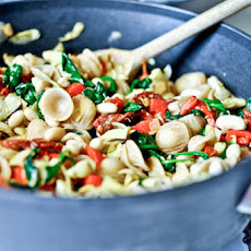 Creamy Tuscan White Bean Pasta