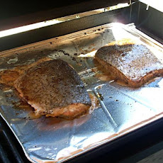 Oven Liner Grilled Salmon