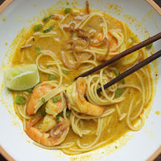 Thai Curry Noodles with Shrimp