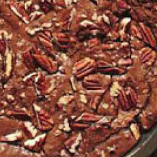 Fudgy Pecan Brownie Pie