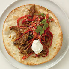 Fajitas with Roast Beef