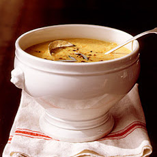 Red-Lentil Soup with Sage and Bacon