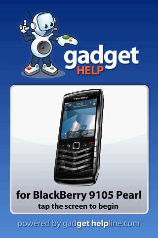 BlackBerry Pearl - Gadget Help