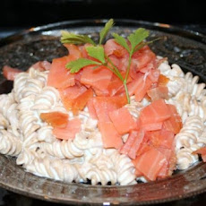 Cream Cheese and Lox Pasta
