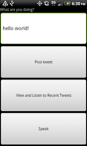 VoiceTweets Twitter App