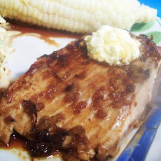 Teriyaki Salmon With Marmalade Butter