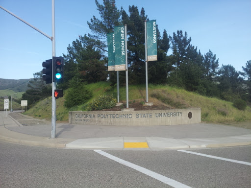 Cal Poly Highland Entrance Sign  