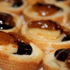 French baguette, with Parmigiano Reggiano Cheese, Italian Organic Fig preserve and Balsamic Glaze