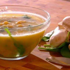 Chinese-Style Spinach and Mushroom Soup