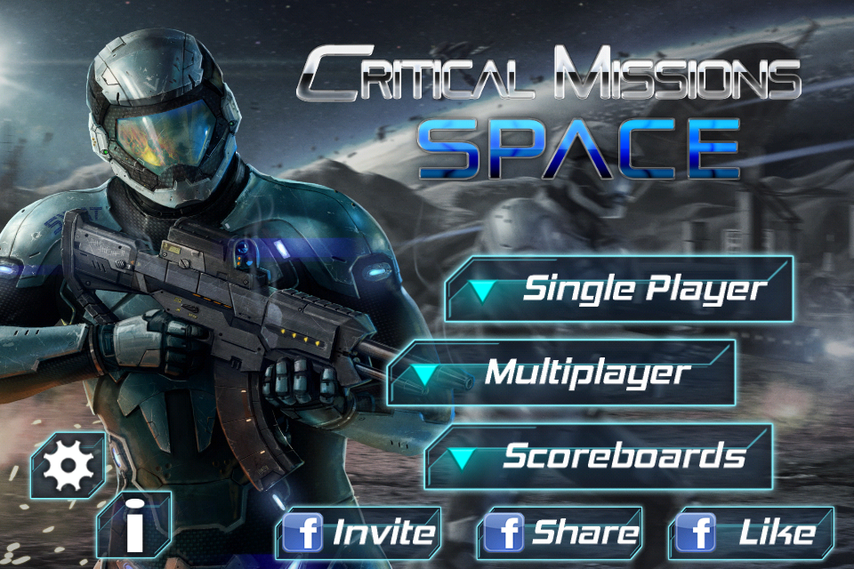 Android application Critical Missions: SPACE screenshort