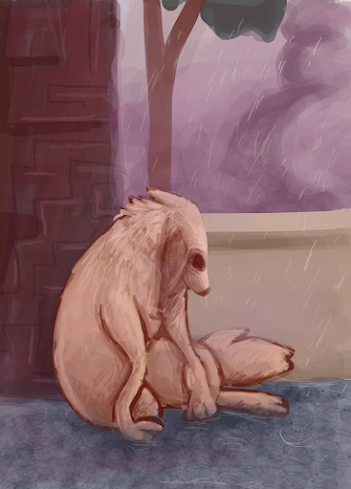 I love you (like a dog with knuckling problems)