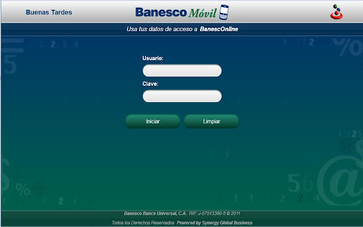 Banesco Móvil Tablet