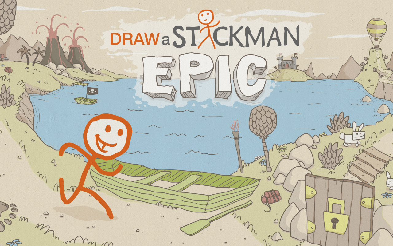 Android application Draw a Stickman: EPIC Free screenshort