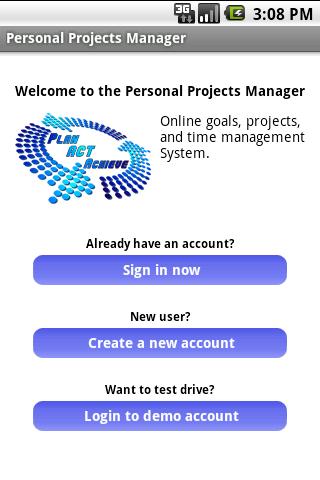 Personal Projects Manager