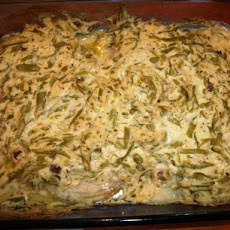 Pork Chops Smothered in Green Beans