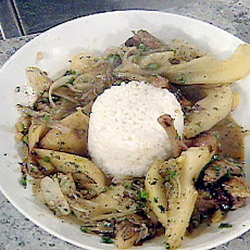 John Neal's Gingered Pears with Squab