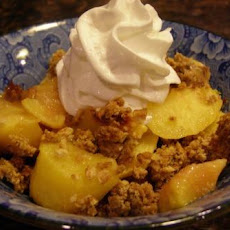 Peach Crumb Bake
