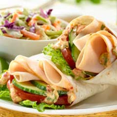 Smoked Turkey Wraps With Chipotle Mayo
