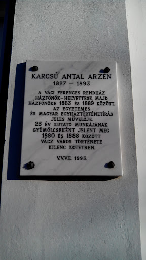 Karcsú Antal Arzén