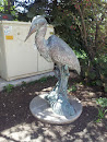 Heron Statue