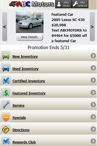 ABC Motors Inventory App