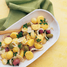 Potato Salad with Cipollini Onions, Olives, and Fennel