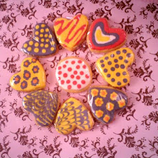 Cut-Out Cookies in a Flower Pot