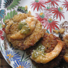 Thai Lemongrass Coconut Rice Cakes with Jade Shrimp