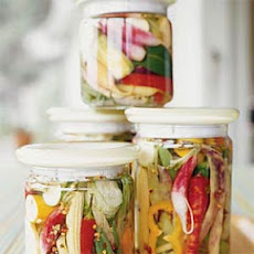 Spicy Pickled Summer Vegetables