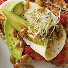 Avocado and Sprout Sandwiches