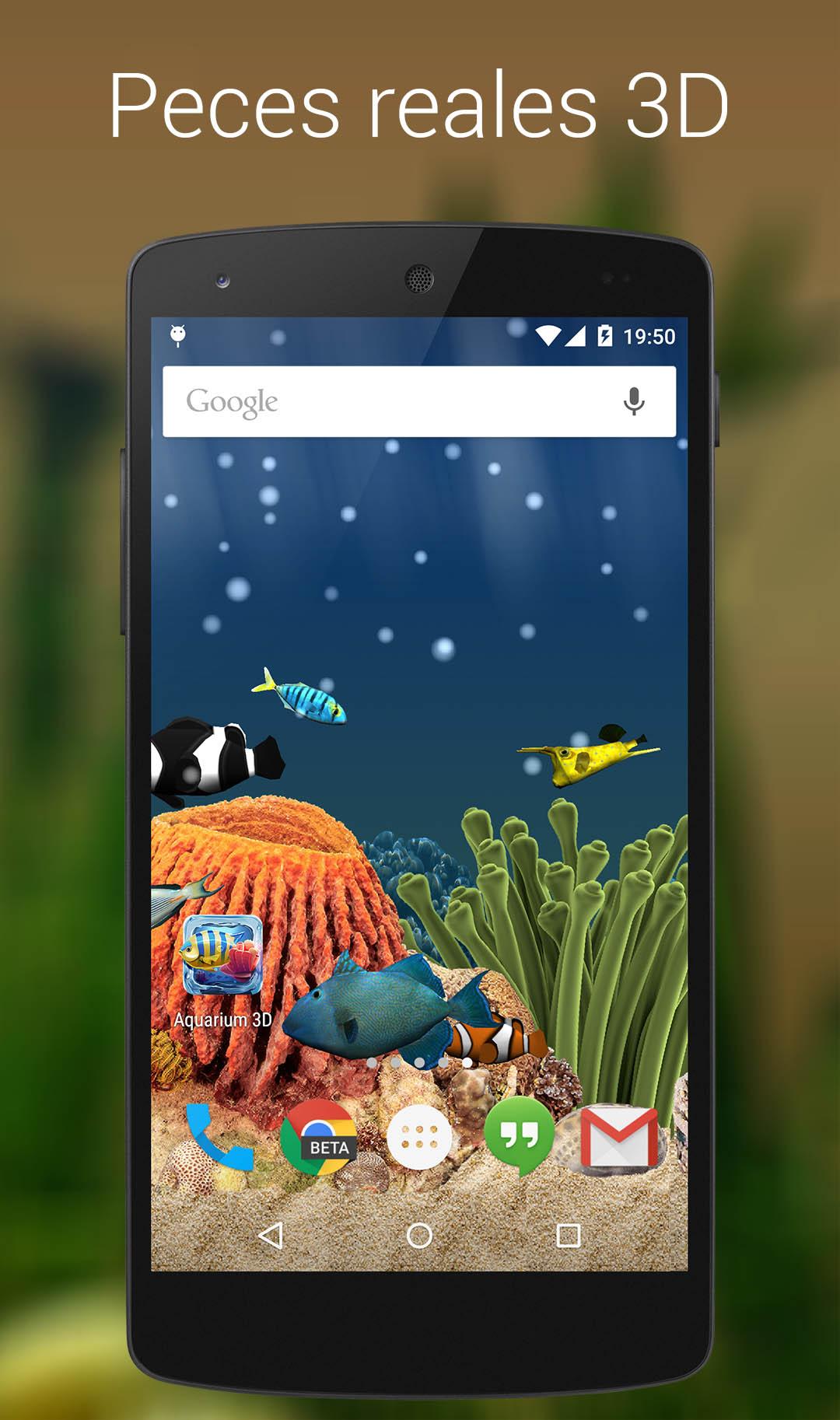 Android application Aquarium Live Wallpaper Pro screenshort