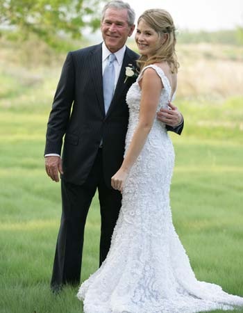 jenna bush bush. Jenna Bush in her Oscar de la