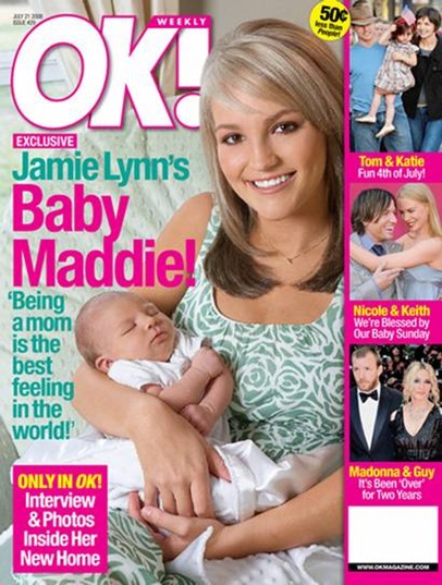 Jamie Lynn Spears baby Maddie Briann Aldridge first picture